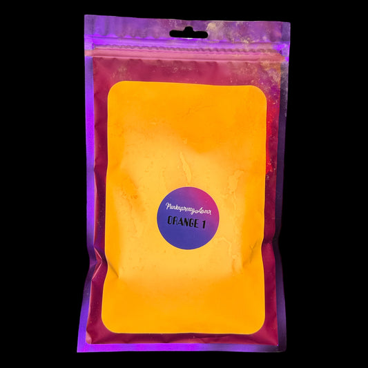 One (1) Bag of Orange-1 5oz (140 grams) Holi Powder