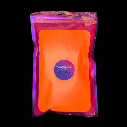One (1) Bag of Orange-2 5oz (140 grams) Holi Powder