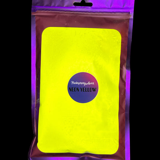 One (1) Bag of Neon Yellow 5oz (140 grams) Holi Powder