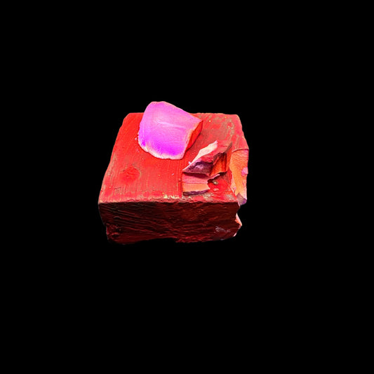 One (1) Red Dyed Chalk Block