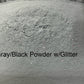 Gray and Black Powder