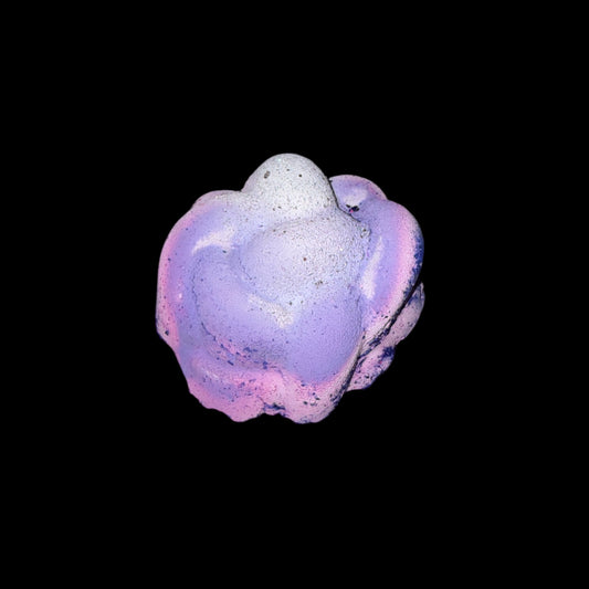 One (1) Small Purple and Glitter Challah