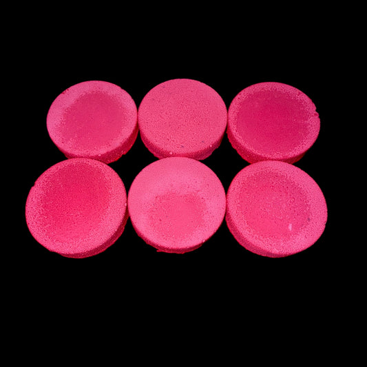 Six (6) Thin Pink Circles