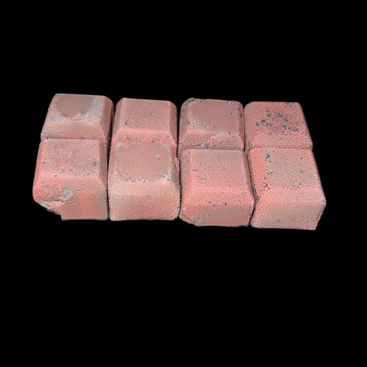 Eight (8) Gray Mini Cubes